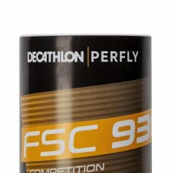 Perfly Badminton FSC930 Feather Shuttlecock Speed 77 12-Pack