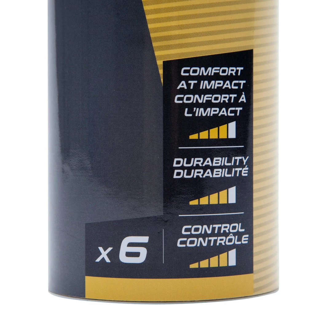 Perfly PSC900 Plastic Shuttlecock Medium 6-pack Badminton