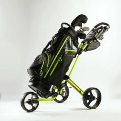 Inesis Compact 3-Wheel Golf Push Cart Badminton
