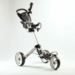 Inesis Compact 3-Wheel Golf Push Cart Badminton