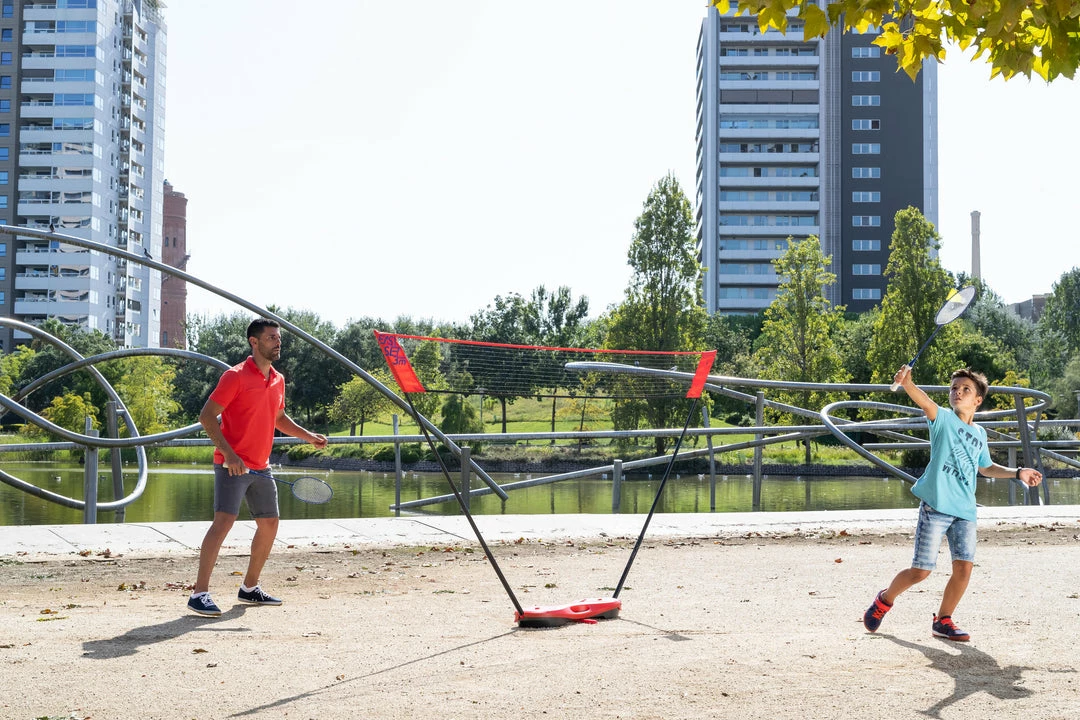 Perfly Portable Badminton Set With Net 2 Rackets And 2 Shuttlecocks 118"