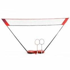 Perfly Portable Badminton Set With Net 2 Rackets And 2 Shuttlecocks 118"