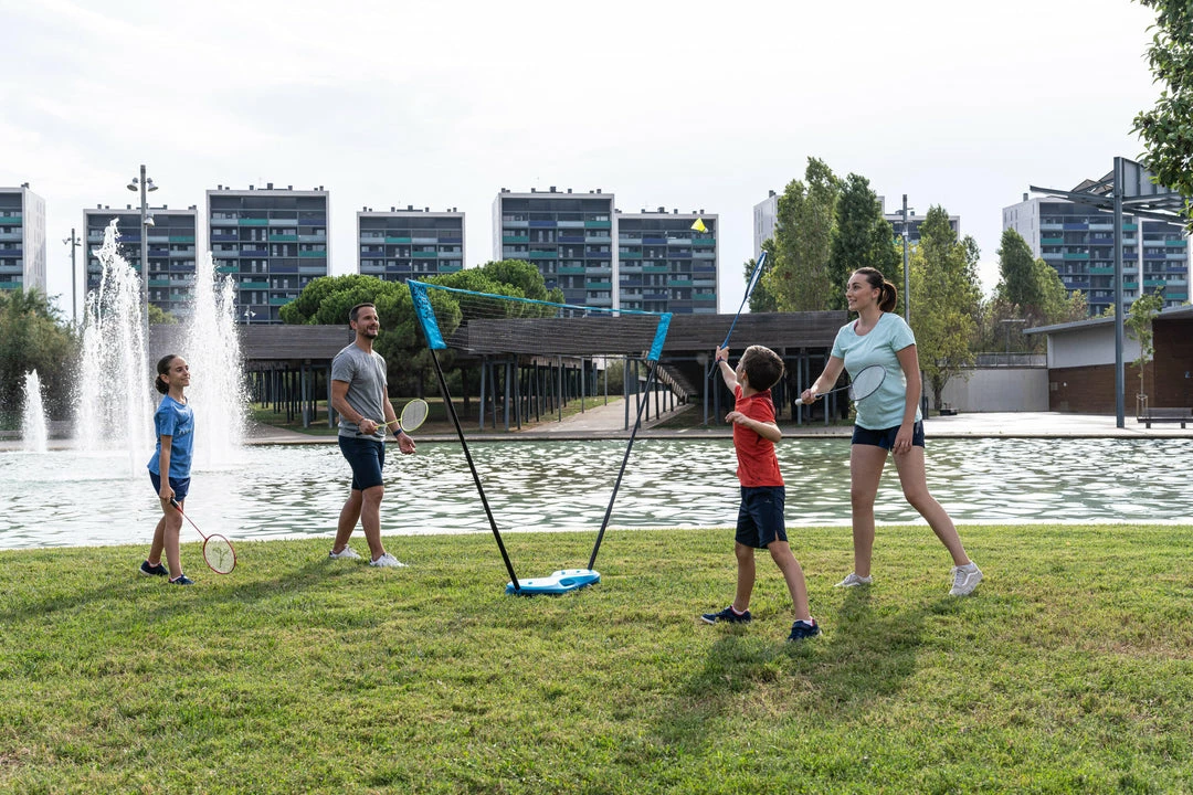 Perfly Portable Badminton Set With Net 2 Rackets And 2 Shuttlecocks 118"