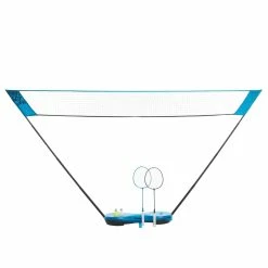 Perfly Portable Badminton Set With Net 2 Rackets And 2 Shuttlecocks 118