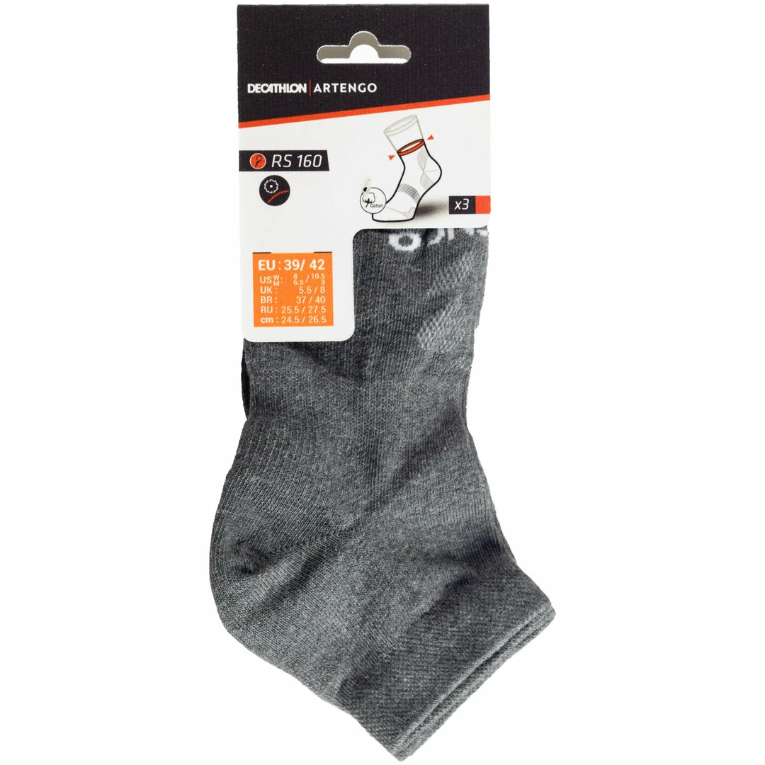 Artengo RS160, Mid-High Tennis Socks, 3-Pack