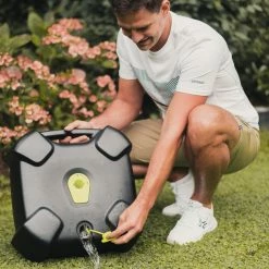 Artengo Portable Swingball Tether Tennis Set, 1 Post + 2 Rackets + 1 Ball