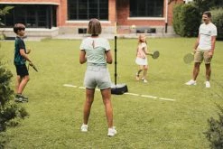 Artengo Portable Swingball Tether Tennis Set, 1 Post + 2 Rackets + 1 Ball