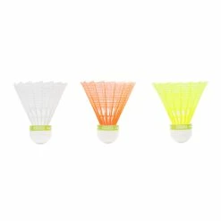 Perfly Badminton PSC100 Plastic Shuttlecock Medium 3-pack